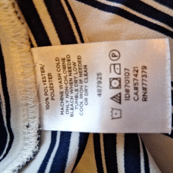 Loft Striped Blouse Size S - Picture 9 of 9